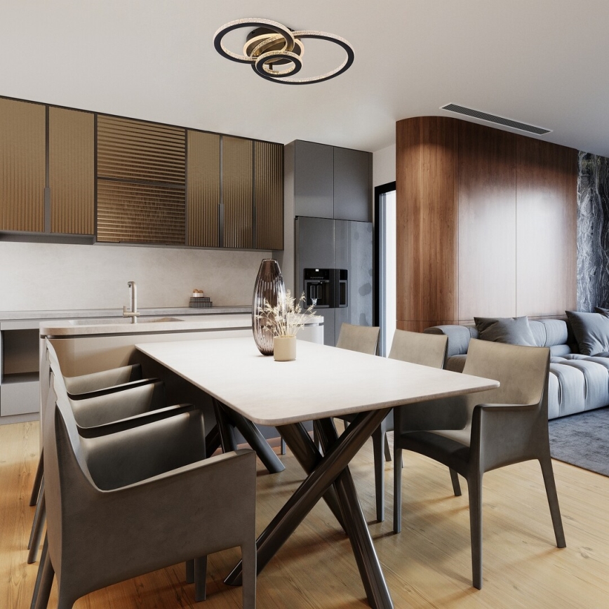 Rabalux - Димируемо LED таванно осветително тяло LED/40W/230V 3000-6500K + дистанционно управление 35x52 см