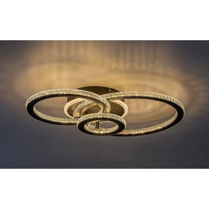 Rabalux - Димируемо LED таванно осветително тяло LED/40W/230V 3000-6500K + дистанционно управление 35x52 см