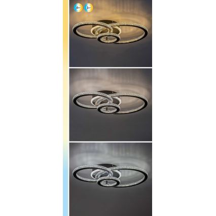 Rabalux - Димируемо LED таванно осветително тяло LED/40W/230V 3000-6500K + дистанционно управление 35x52 см