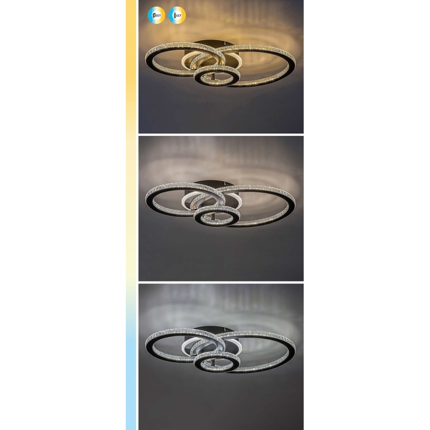 Rabalux - Димируемо LED таванно осветително тяло LED/40W/230V 3000-6500K + дистанционно управление 35x52 см