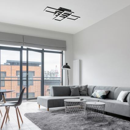 Rabalux - LED таванно осветително тяло с регулируема яркост LED/40W/230V 3000-6500K + дистанционно управление 35x50 cm