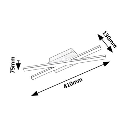 Rabalux - LED таванно осветително тяло LED/16W/230V 4000K 13x41 cm