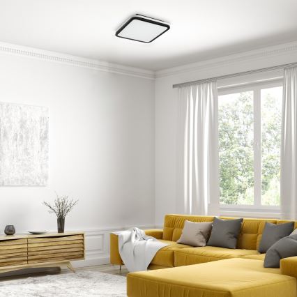 Rabalux - LED RGB Димируемо таванно осветително тяло LED/43W/230V 3000-6500K + дистанционно управление 35x35 см