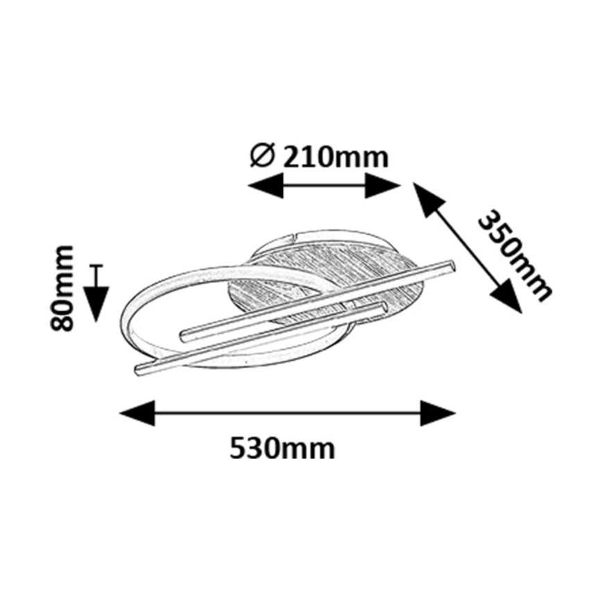 Rabalux - LED Плафониера LED/40W/230V 3000/4000/6500K