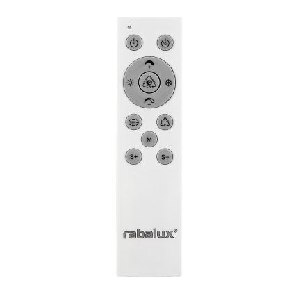 Rabalux - LED RGB Димируем плафон LED/22W/230V 3000-6500K + дистанционно управление