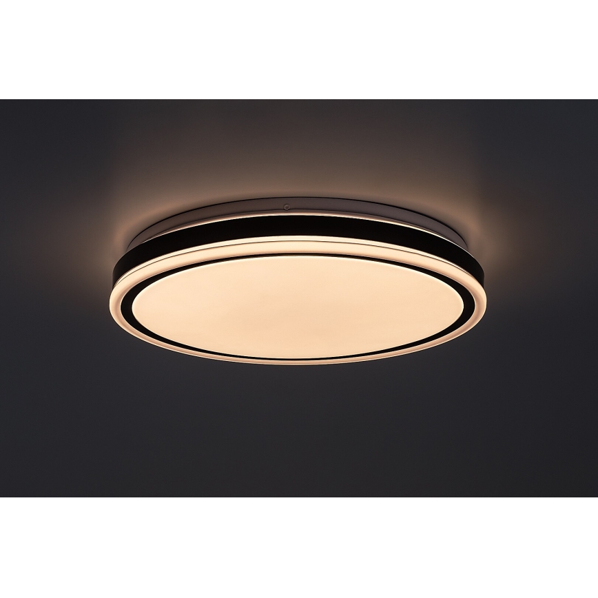 Rabalux - Димируемо таванно LED осветително тяло LED/20W/230V 3000-6500K диаметър 38,5 cm черно + дистанционно управление