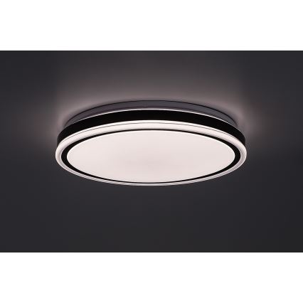 Rabalux - Димируемо таванно LED осветително тяло LED/20W/230V 3000-6500K диаметър 38,5 cm черно + дистанционно управление