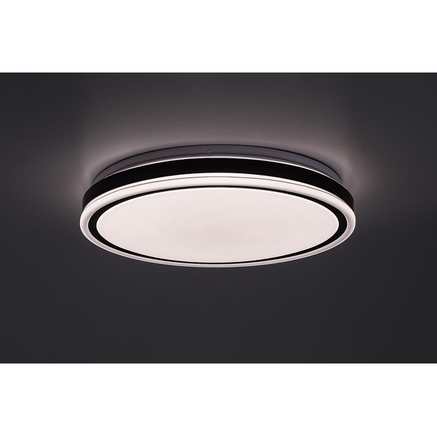 Rabalux - Димируемо таванно LED осветително тяло LED/20W/230V 3000-6500K диаметър 38,5 cm черно + дистанционно управление