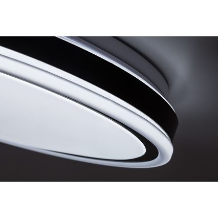 Rabalux - Димируемо таванно LED осветително тяло LED/20W/230V 3000-6500K диаметър 38,5 cm черно + дистанционно управление