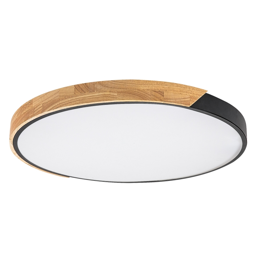 Rabalux - LED таванно осветително тяло LED/42W/230V 3000/4000/6500K черно/дъб Ø 61 см