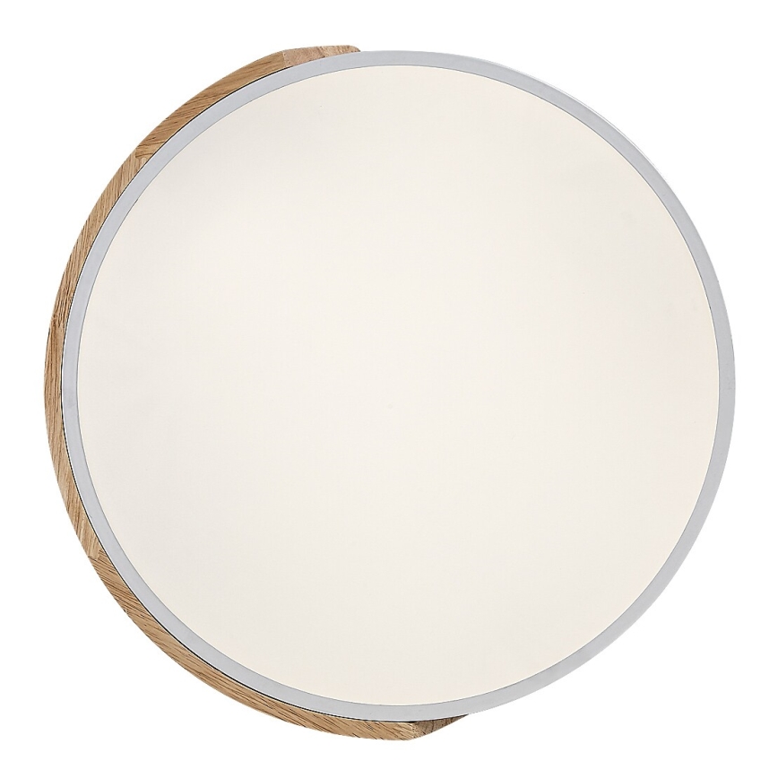 Rabalux - LED таванен плафон LED/40W/230V 3000/4000/6500K бял/дъб Ø 61 cm