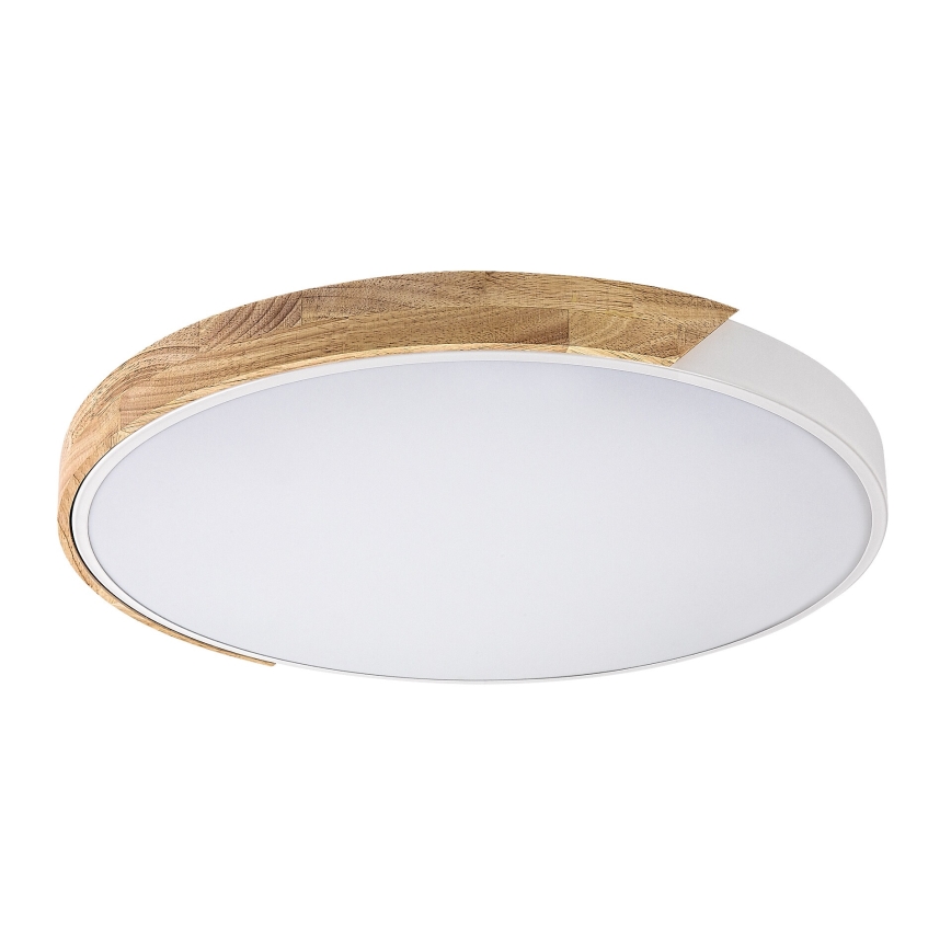 Rabalux - LED таванен плафон LED/40W/230V 3000/4000/6500K бял/дъб Ø 61 cm