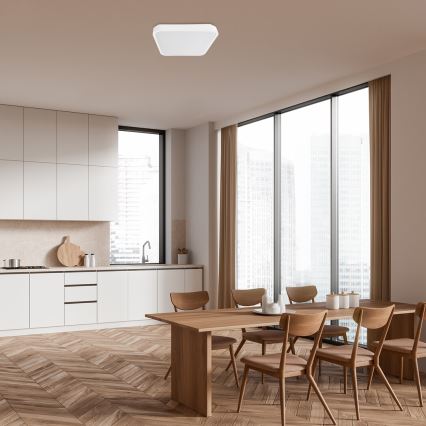 Rabalux - LED Плафон за баня LED/24W/230V 3000/4000/6000K IP44 29x29 см бял