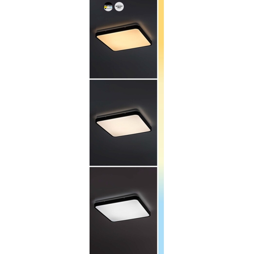 Rabalux - LED Плафон за баня LED/24W/230V 3000/4000/6000K IP44 29x29 см бял