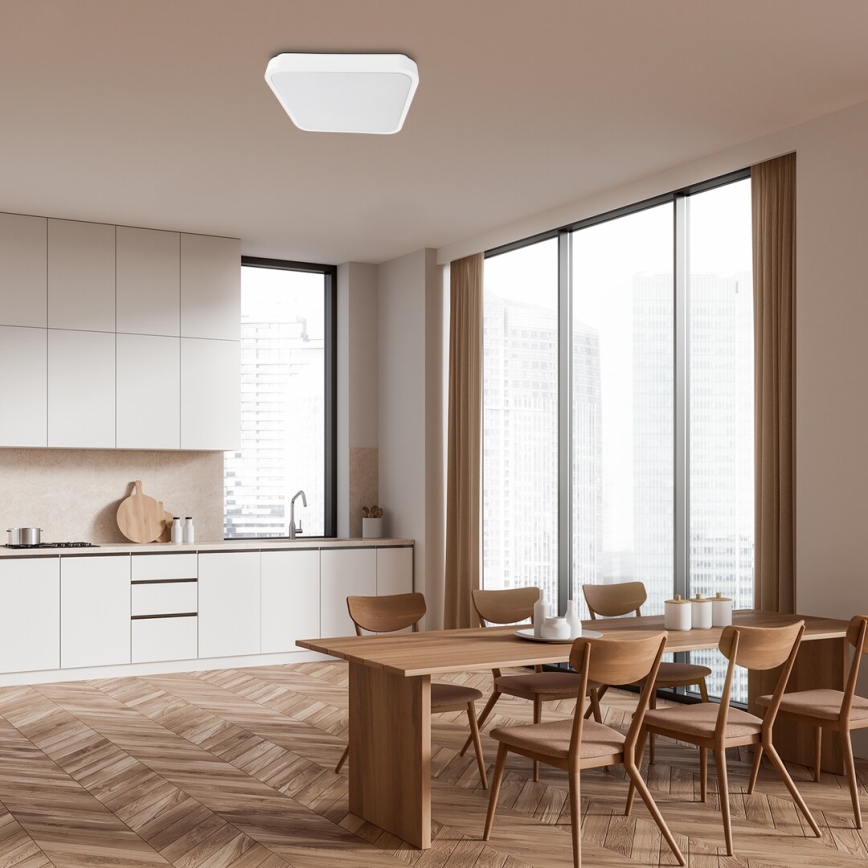 Rabalux - LED Плафон за баня LED/36W/230V 3000/4000/6000K IP44 42x42 см бял