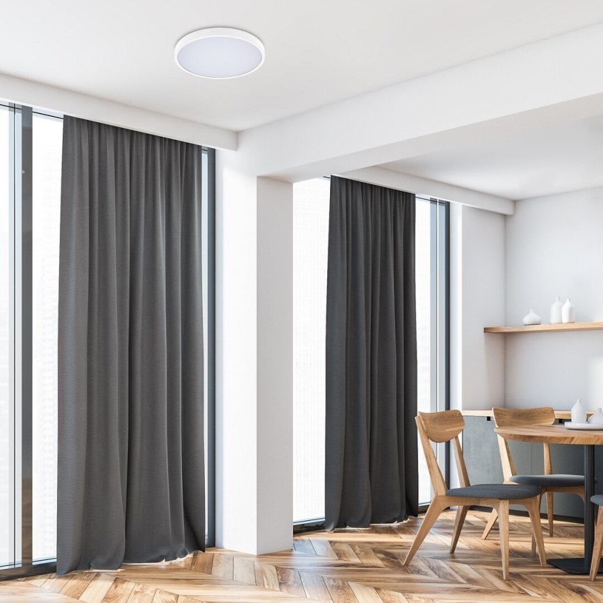 Rabalux - LED Плафон за баня LED/12W/230V 3000/4000/6000K IP44 Ø 25,5 см бял