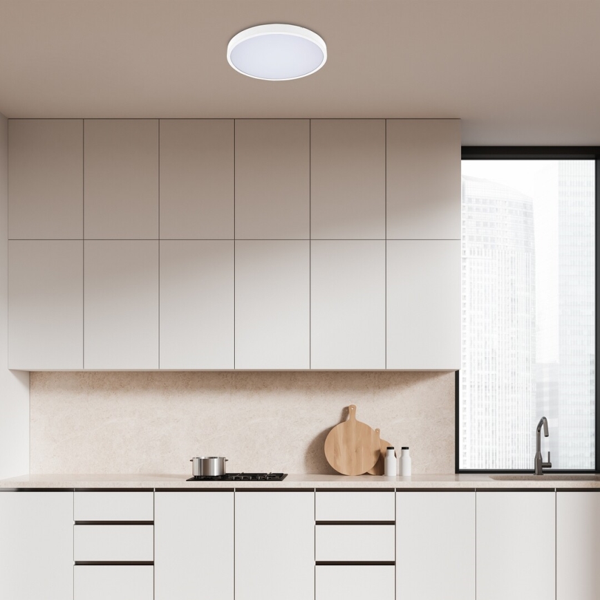 Rabalux - LED Плафон за баня LED/24W/230V 3000/4000/6000K IP44 Ø 35,5 см бял
