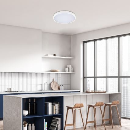 Rabalux - LED Плафон за баня LED/36W/230V 3000/4000/6000K IP44 Ø 42 см бял