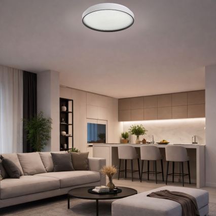 Rabalux - LED плафон с възможност за димиране, 60W, 230V, 3000-6500K, Ø 58 см, с дистанционно управление