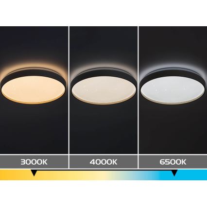 Rabalux - димируемо LED таванно осветително тяло LED/60W/230V 3000-6500K, диаметър 58 см + дистанционно управление