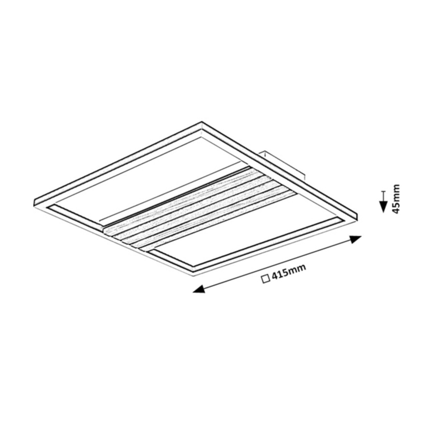 Rabalux - LED плафон LED/30W/230V 3000/4500/6000K