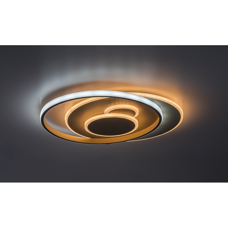 Rabalux - LED таванно осветително тяло с възможност за димиране LED/57W/230V 3000-6000K 48,5x40 cm + дистанционно управление