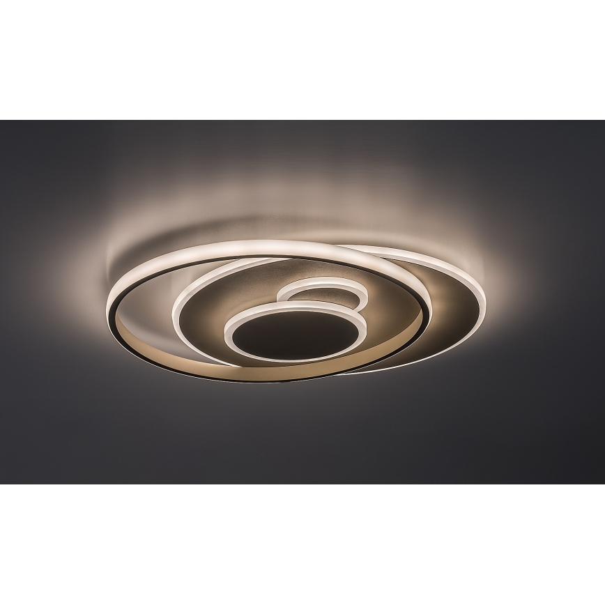 Rabalux - LED таванно осветително тяло с възможност за димиране LED/57W/230V 3000-6000K 48,5x40 cm + дистанционно управление
