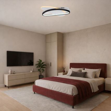 Rabalux - Димируемо таванно LED осветително тяло LED/57W/230V 3000-6000K 45x30,5 cm + дистанционно управление
