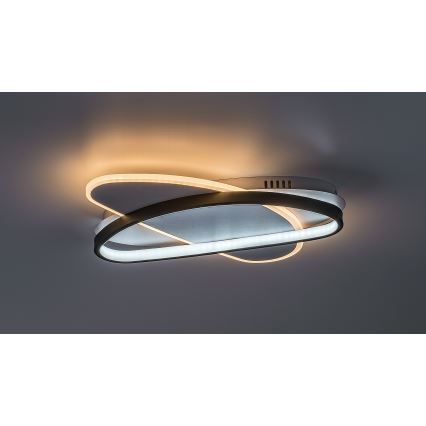 Rabalux - Димируемо таванно LED осветително тяло LED/57W/230V 3000-6000K 45x30,5 cm + дистанционно управление