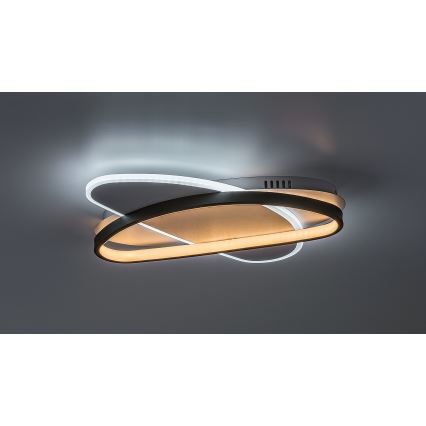 Rabalux - Димируемо таванно LED осветително тяло LED/57W/230V 3000-6000K 45x30,5 cm + дистанционно управление