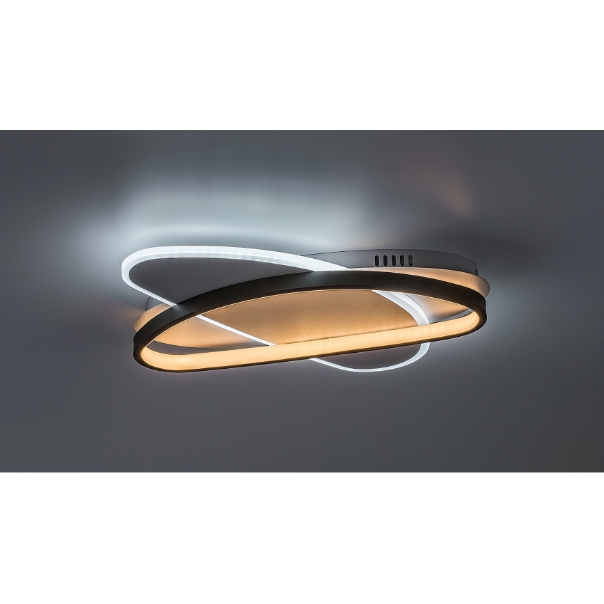 Rabalux - Димируемо таванно LED осветително тяло LED/57W/230V 3000-6000K 45x30,5 cm + дистанционно управление