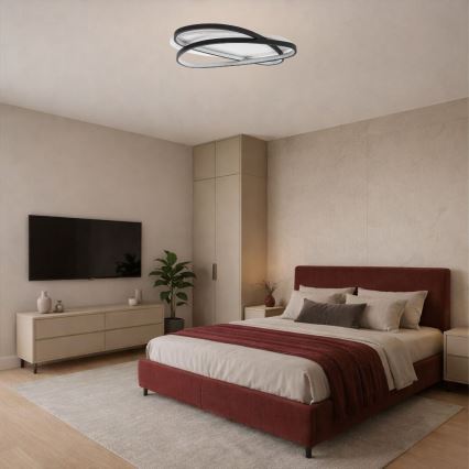 Rabalux - LED таванно осветително тяло с регулируема яркост LED/57W/230V 3000-6000K 53x38 cm + дистанционно управление
