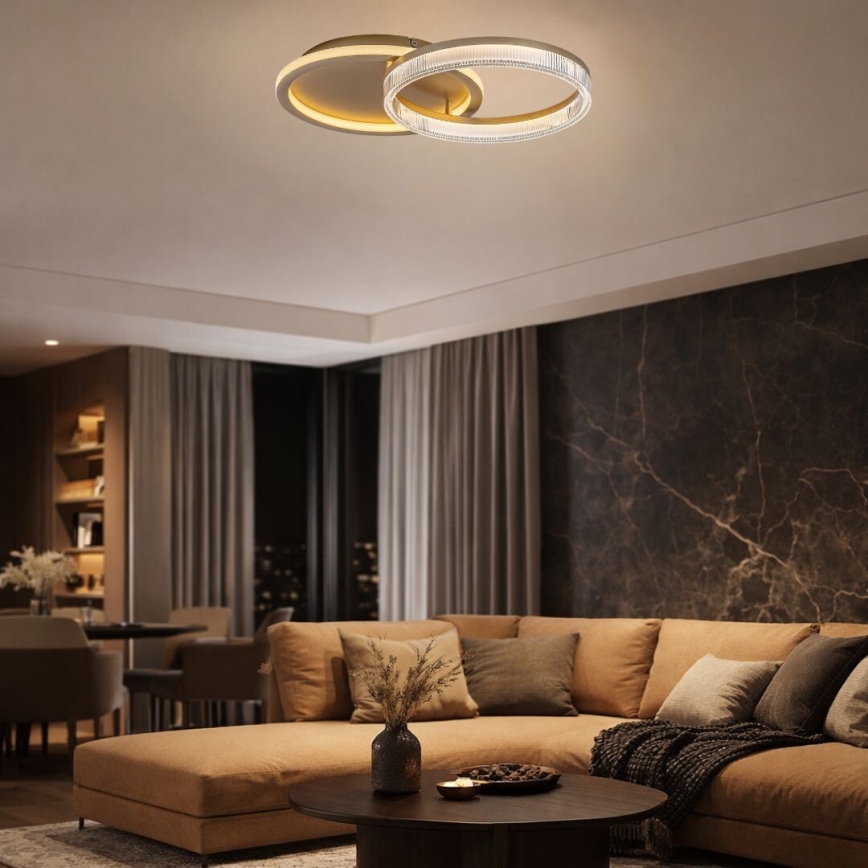 Rabalux - LED Димируемо таванно осветително тяло LED/22W/230V 3000-6500K 53,5x35 cm + дистанционно управление