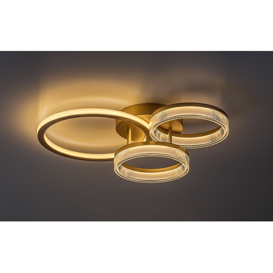 Rabalux - Димируемо LED таванно осветително тяло LED/38W/230V 3000-6500K 58,5x38 cm + дистанционно управление