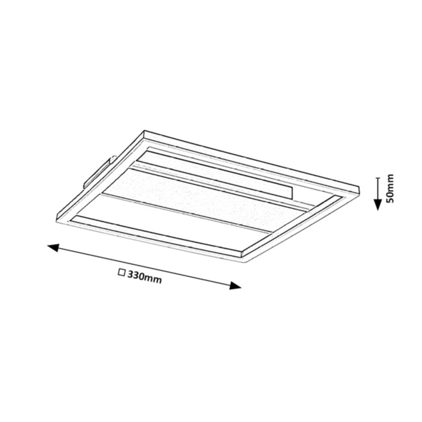 Rabalux - LED таванно осветително тяло LED/24W/230V 33x33 cm