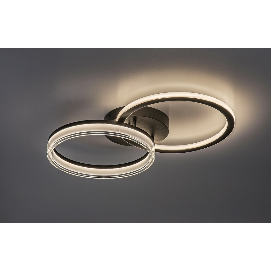 Rabalux - Димируемо LED таванно осветително тяло LED/38W/230V 3000-6500K 60x35 cm + дистанционно управление