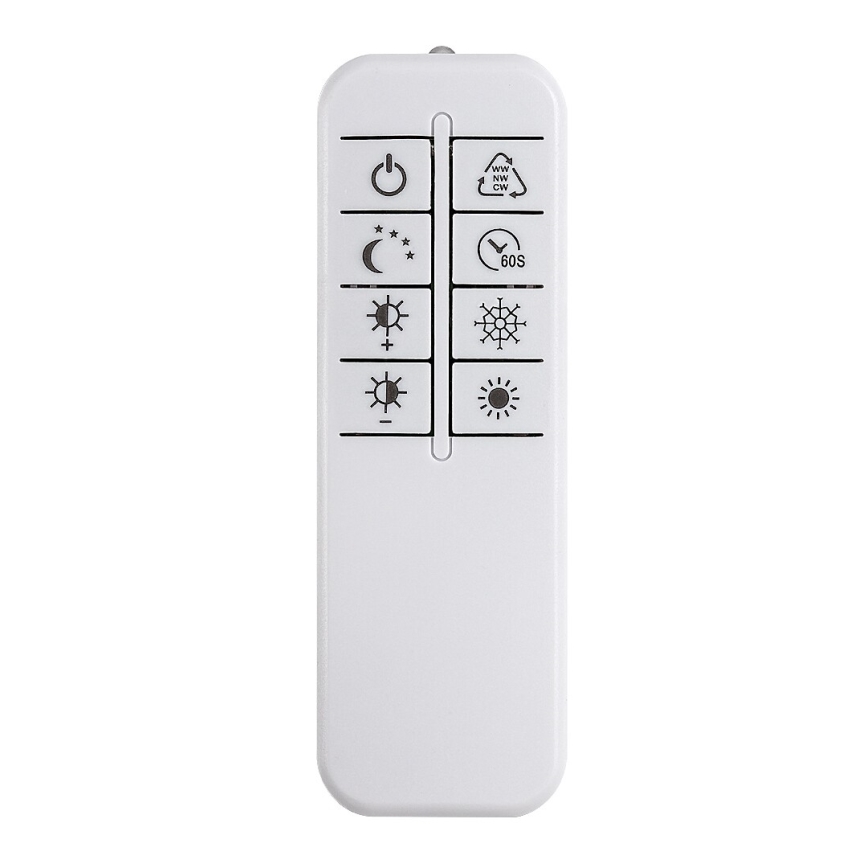 Rabalux - Димируемо LED таванно осветително тяло LED/38W/230V 3000-6500K 60x35 cm + дистанционно управление