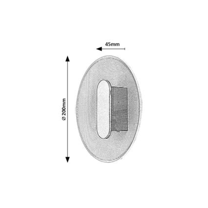 Rabalux - LED стенен аплик LED/6W/230V