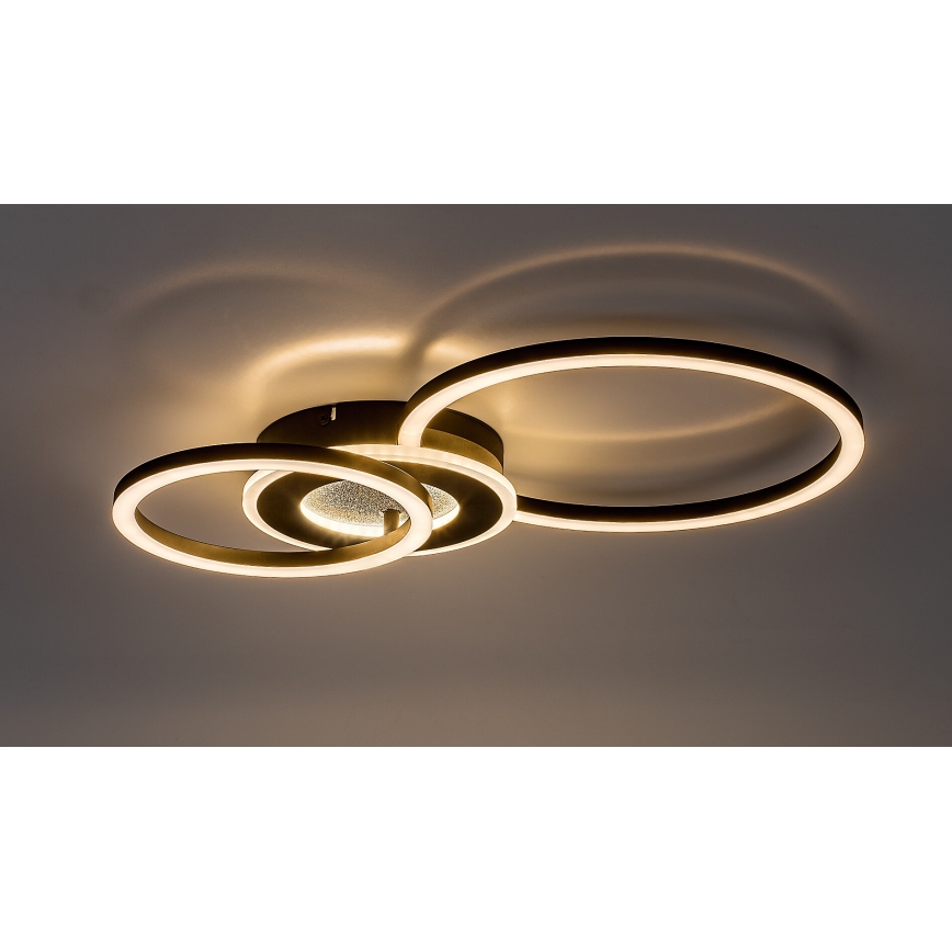 Rabalux - LED димируемо таванно осветително тяло LED/24W/230V 3000-6500K 46x33 cm + дистанционно управление