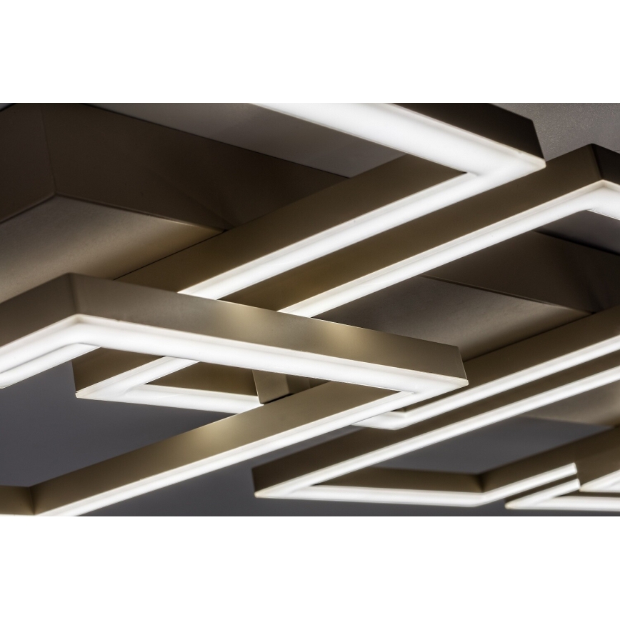 Rabalux - LED димируемо таванно осветително тяло LED/40W/230V 3000-6500K 33x100 cm бежово + дистанционно управление