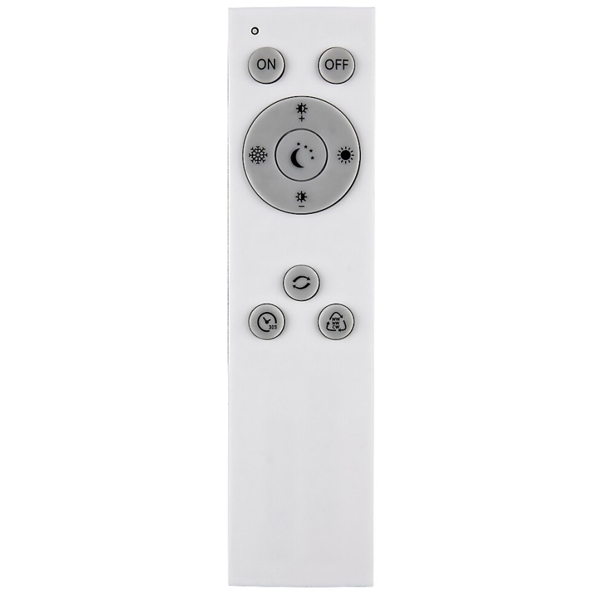 Rabalux - LED Димируем пендел LED/38W/230V 3000-6500K черен + дистанционно управление