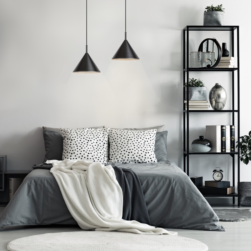 Rabalux - Пендел 1xE27/40W/230V черен