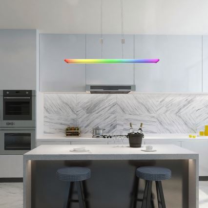 Rabalux - LED RGB Димируем пендел LED/24W/230V Wi-Fi Tuya + дистанционно управление