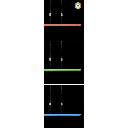 Rabalux - LED RGB Димируем пендел LED/24W/230V Wi-Fi Tuya + дистанционно управление