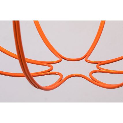 Rabalux - Пендел 1xE27/60W/230V черен/оранжев