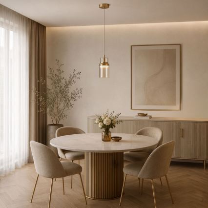 Rabalux - LED полилей на кабел LED/10W/230V 3000K златен