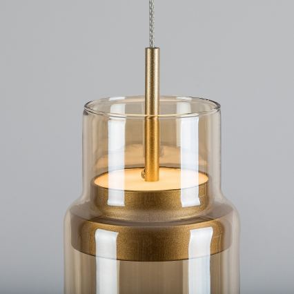 Rabalux - LED полилей на кабел LED/10W/230V 3000K златен