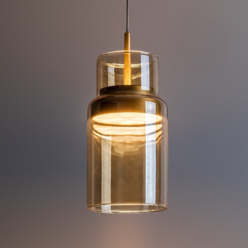 Rabalux - LED полилей на кабел LED/10W/230V 3000K златен