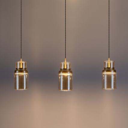 Rabalux - LED полилей на кабел LED/27W/230V 3000K златен