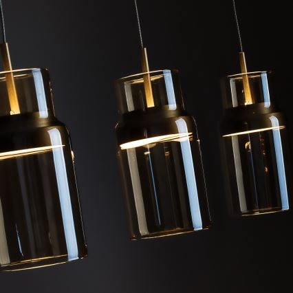 Rabalux - LED полилей на кабел LED/27W/230V 3000K златен
